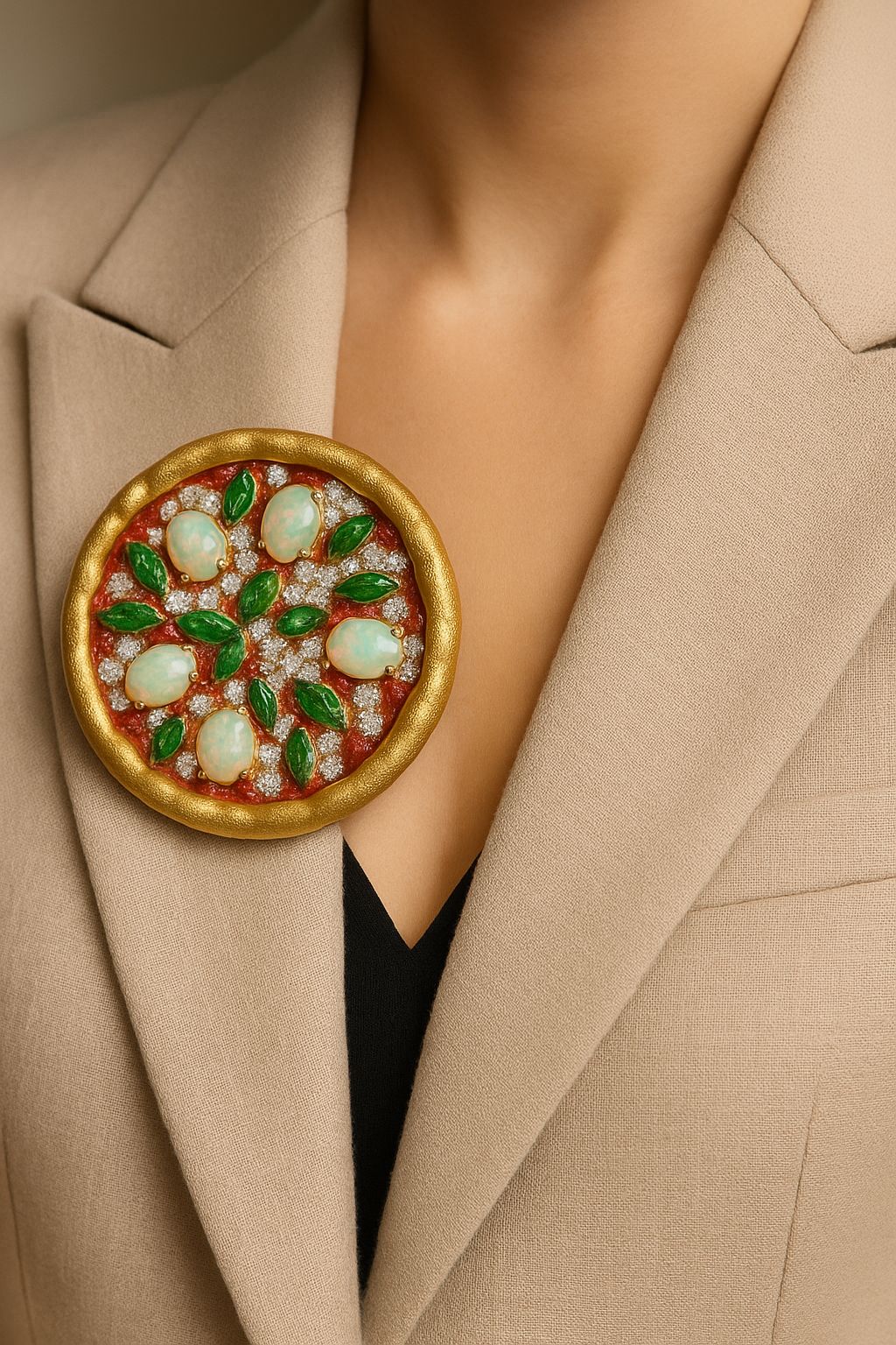 Broche “Margherita Royale”