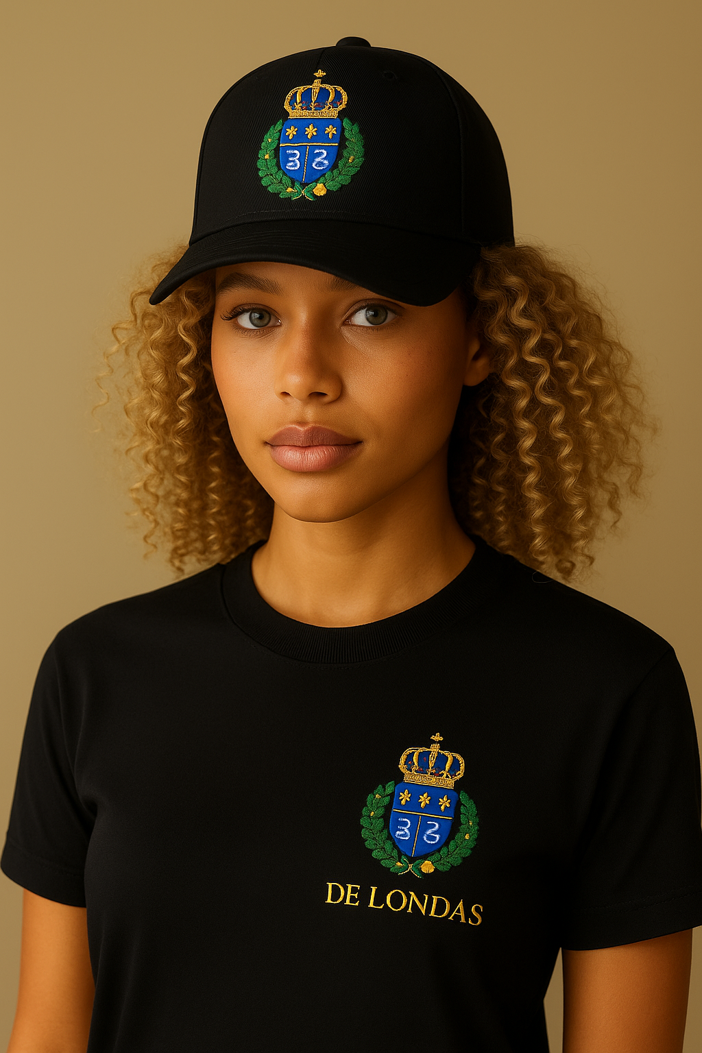 Casquette De Londas – Écusson Royal Noir