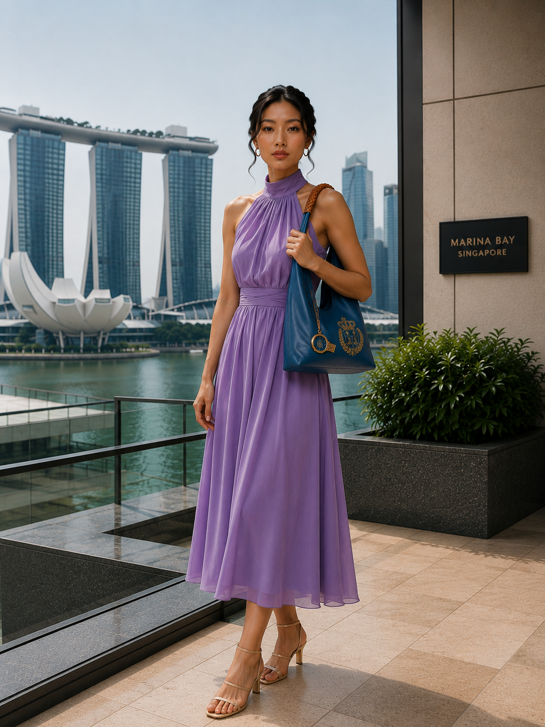 Sac De Londas Singapore Bleu