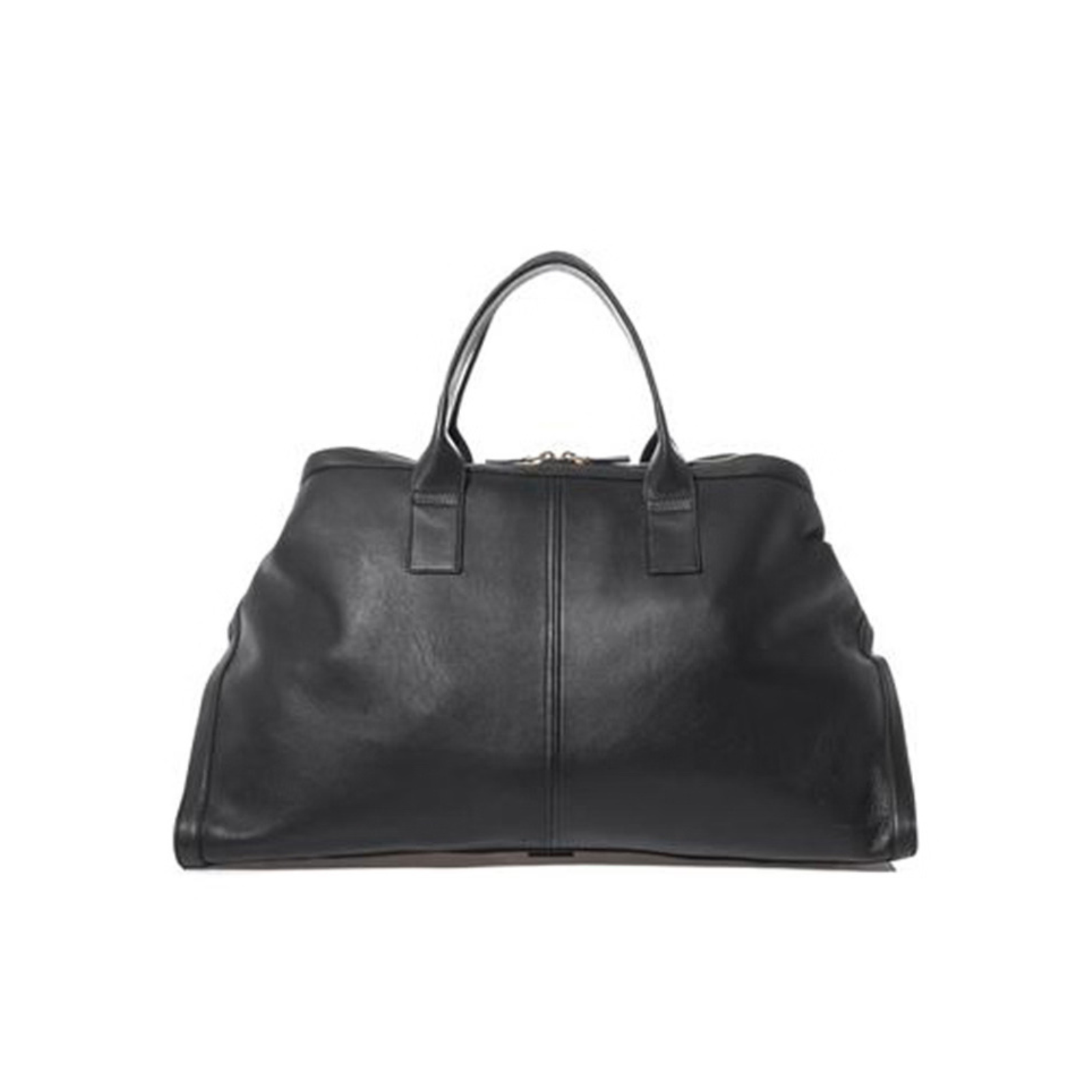Sac à bandoulière chic en cuir PU noir avec boucle ceinture dorée