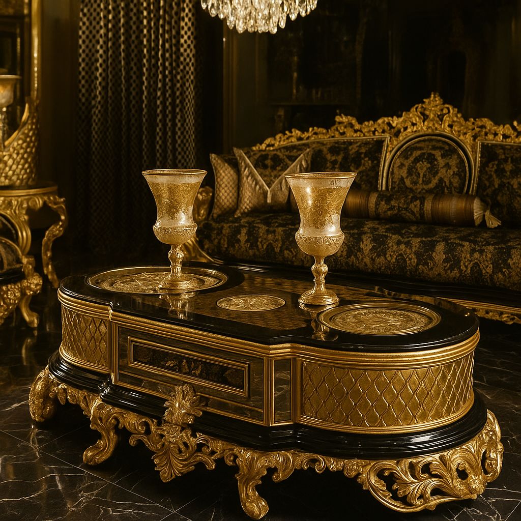 Table Basse Majesté Louis XIV