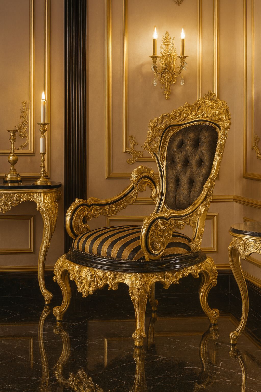 Chaise Majesté Louis XIV
