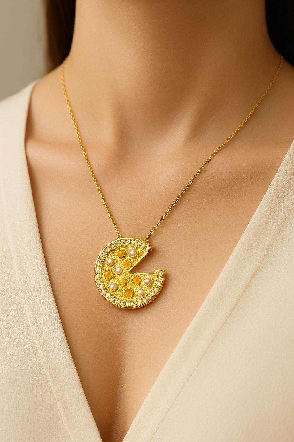 Collier “Pizza Lovers – Édition Prestige”