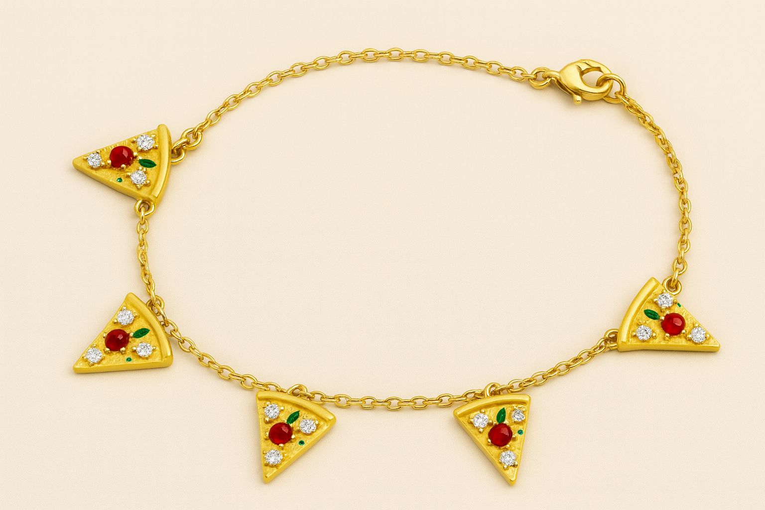 Bracelet Pizza Classica – Édition Diamant