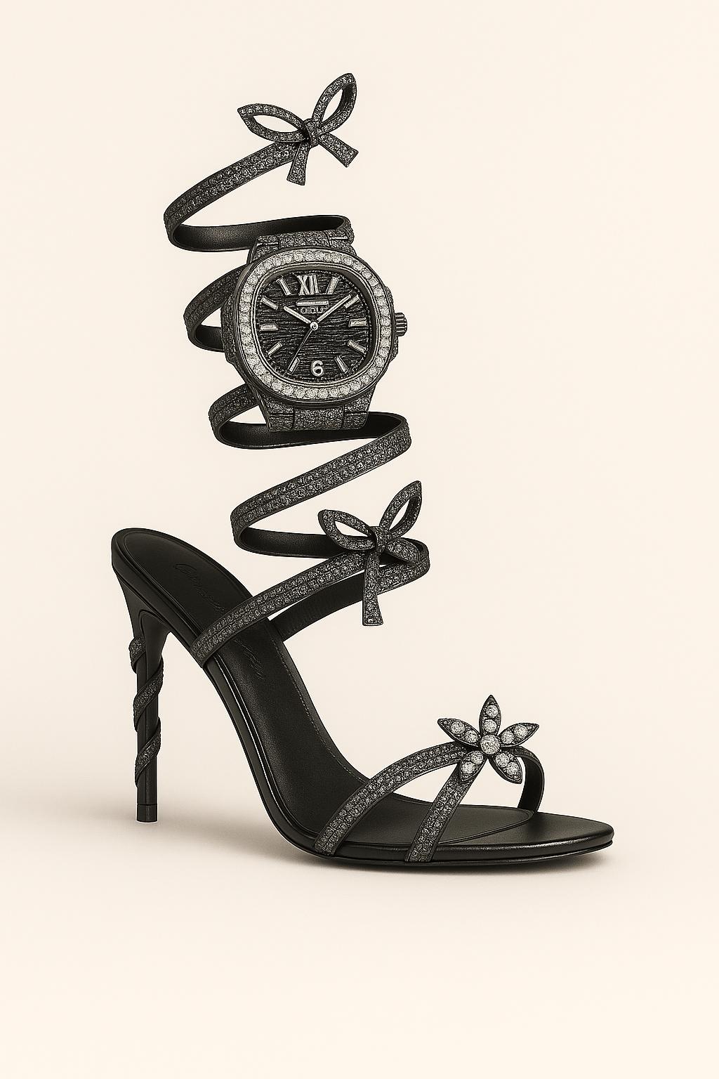 Noir Éternel « Pièce d’Art Haute Joaillerie et Couture »